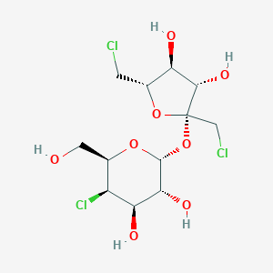 2-[2,5-bis(chloromethyl)-3,4-dihydroxyoxolan-2-yl]oxy-5-chloro-6-(hydroxymethyl)oxane-3,4-diol