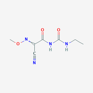 2-(ethylcarbamoylamino)-N-methoxy-2-oxoethanimidoy...