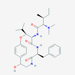 (2R,3R)-N-[(3S,4S,7S,11R)-7-benzyl-11-hydroxy-5,8-...