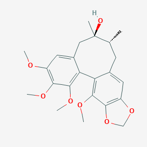 (9R,10R)-3,4,5,19-tetramethoxy-9,10-dimethyl-15,17-dioxatetracyclo(10.7.0.0^(2,7).0^(14,18))nonadeca-1(19),2(7),3,5,12,14(18)-hexaen-9-ol