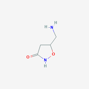 5-(Aminomethyl)isoxazolidin-3-one