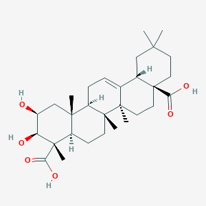 2,3-Dihydroxy-4,6a,6b,11,11,14b-hexamethyl-1,2,3,4a,5,6,7,8,9,10,12,12a,14,14a-tetradecahydropicene-4,8a-dicarboxylic acid