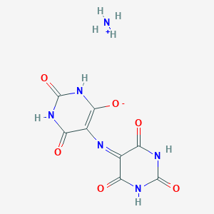 azanium;2,6-dioxo-5-[(2,4,6-trioxo-1,3-diazinan-5-ylidene)amino]-5H-pyrimidin-4-olate