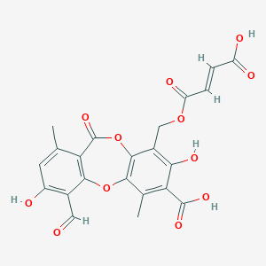 ((7-Carboxy-4-formyl-3,8-dihydroxy-1,6-dimethyl-11...