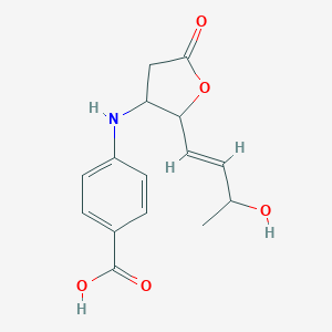 4-[[2-(3-Hydroxybut-1-enyl)-5-oxooxolan-3-yl]amino...