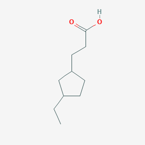 3-(3-Ethylcyclopentyl)propanoic acid