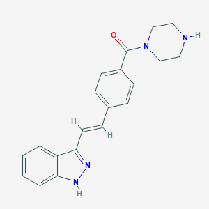 (E)-(4-(2-(1H-indazol-3-yl)vinyl)phenyl)(piperazin-1-yl)methanone S730000