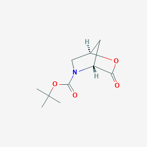 (1R,4R)-tert-Butyl 3-oxo-2-oxa-5-azabicyclo[2.2.1]heptane-5-carboxylate S828901