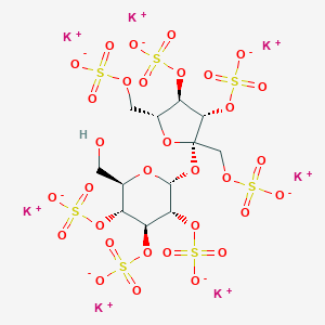 Heptapotassium 1,3,4,6-tetra-O-sulfonato-beta-D-fr...