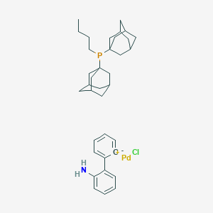 Chloro[(DI(1-adamantyl)-N-butylphosphine)-2-(2-aminobiphenyl)]palladium(II) S876269