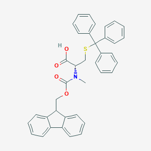 (R)-2-((((9H-Fluoren-9-yl)methoxy)carbonyl)(methyl)amino)-3-(tritylthio)propanoic acid S895340