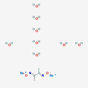 disodium;2-N,3-N-dioxidobutane-2,3-diimine;octahyd...