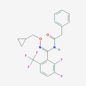 N-(((Cyclopropylmethoxy)imino)(2,3-difluoro-6-(tri...
